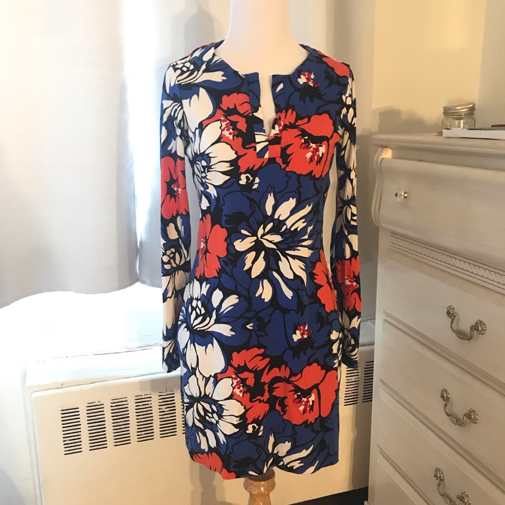 ** SOLD ** DVF Reina Long Sleeve Dress